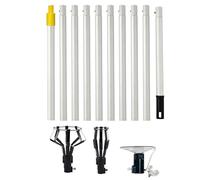 Generisch Cambiador de lámpara | Soporte de abrazadera ajustable telescópico | Barra de extensión para cambiar la lámpara | para casa, oficina, almacén, garaje, exterior, lámparas de techo y