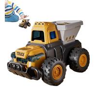 Generisch Camión de construcción - Playa Sandbox Excavator Model, Chasis de gran escala con brazo giratorio funcional, ABS resistente a los golpes, resistente al impacto, resistente a los golpes