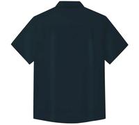 Generisch Camisa de manga corta para hombre con estilo distintivo con rayas de luz cruzada. Camisa con botones con cuello y detalles integrales. Camiseta de ocio expresiva para noche y evento