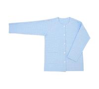 Generisch Camiseta de enfermería para hombres postrados en cama con diseño de cremallera ideal para tratamiento de fracturas postoperatorio Ropa cómoda para hospitales, azul, XL