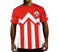 Generisch Camiseta de manga corta para hombre con diseño de países y gráficos deportivos en varios colores, tallas S a XXXXXL para visualización pública, tiempo libre, visita al estadio y fiesta de