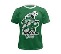 Generisch Camiseta de manga corta para hombre con diseño de países y gráficos deportivos en varios colores, tallas S a XXXXXL para visualización pública, tiempo libre, visita al estadio y fiesta de