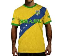 Generisch Camiseta de manga corta para hombre con diseño de países y gráficos deportivos en varios colores, tallas S a XXXXXL para visualización pública, tiempo libre, visita al estadio y fiesta de