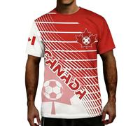 Generisch Camiseta de manga corta para hombre con diseño de países y gráficos deportivos en varios colores, tallas S a XXXXXL para visualización pública, tiempo libre, visita al estadio y fiesta de