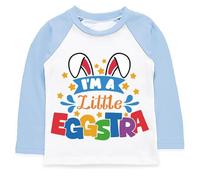 Generisch Camiseta de manga larga para niña con estampado de monstruos y unicornio - Sudadera gráfica con lema «On the Hunt» | Divertida moda casual para niños