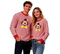 Generisch Camiseta de tirantes para hombre, disfraz de payaso para mujer, tallas grandes, camiseta de circo, camiseta de rayas rojas y blancas, disfraz de carnaval con rayas rojas y blancas y