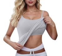 Generisch Camiseta de verano Streetwear Vest Tank Tops Mujer Básica Tops sin Mangas Camisas Ligeras Blusa Sexy Tank Top Camiseta de Tirantes Cómoda Blusentop Locker Camiseta interior Deportiva