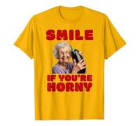Generisch Camiseta divertida para hombre con estampado de humor llamativo y motivo fotográfico, manga corta, cuello redondo, corte holgado, tejido mixto suave, color rojo vino, gris, S a XXXL para el