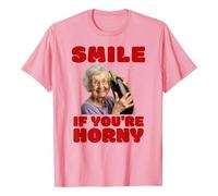 Generisch Camiseta divertida para hombre con estampado de humor llamativo y motivo fotográfico, manga corta, cuello redondo, corte holgado, tejido mixto suave, color rojo vino, gris, S a XXXL para el