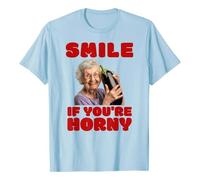 Generisch Camiseta divertida para hombre con estampado de humor llamativo y motivo fotográfico, manga corta, cuello redondo, corte holgado, tejido mixto suave, color rojo vino, gris, S a XXXL para el