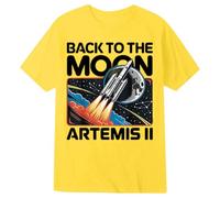 Generisch Camiseta para niña con estampado de artemis 'Back To The Moon' - Camiseta espacial para pequeñas astronautas | Camiseta de algodón con diseño de cohetes