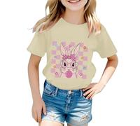 Generisch Camiseta para niños con texto "Best Teacher Ever" en estilo retro - Camiseta gráfica para niñas y niños con letras coloridas | Camiseta divertida como regalo para profesores