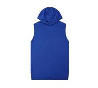 Generisch Camiseta sin mangas con capucha para hombre, sin mangas, culturismo, camiseta de verano, ligera, transpirable, ropa de calle, monocolor, camiseta interior deportiva, entrenamiento, camiseta