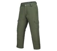 Generisch Camp - Pantalones de senderismo para hombre, impermeables, térmicos, transpirables, forro polar, resistentes al viento, pantalones de invierno con 5 bolsillos para utilidades, verde, XXL