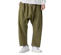 Generisch Camp - Pantalones de senderismo para hombre, impermeables, térmicos, transpirables, forro polar, resistentes al viento, pantalones de invierno con 5 bolsillos para utilidades, verde, XXL