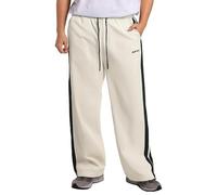 Generisch Camp - Pantalones de senderismo para hombre, impermeables, térmicos, transpirables, forro polar, resistentes al viento, pantalones de invierno con 5 bolsillos para utilidades, beige, XXL