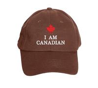 Generisch Canada is Not for Hat Washed Baseball Cap I Canada Hat Ajustable Papá Cap para hombres y mujeres, café, Talla única
