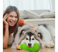 Generisch Canard Peluche Qui Couine - 9 pulgadas Jouet | Peluche Dog Toy - Squeaky Chew Play offre Divertissement divertido Pour Chiens Chats idéal Pour animaux Amoureux du Monde entier