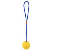 Generisch Canine Play Orb - Puppy Tug Sphere for Exercise | Strong Rope with Engaging Launcher & Chew Resistant Textura para entrenamiento al aire libre, recuperación divertida, agilidad y