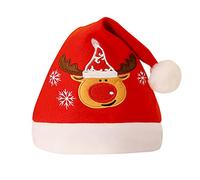 Generisch Cap Tech Gorro de Navidad y Papá Noel para adultos, unisex, gorro para detergente, color negro, J., Talla única