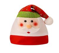 Generisch Cap Tech Gorro de Navidad y Papá Noel para adultos, unisex, gorro para detergente, color negro, G, Talla única
