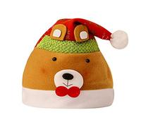 Generisch Cap Tech Gorro de Navidad y Papá Noel para adultos, unisex, gorro para detergente, color negro, F, Talla única