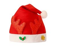 Generisch Cap Tech Gorro de Navidad y Papá Noel para adultos, unisex, gorro para detergente, color negro, P, Talla única