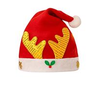 Generisch Cap Tech Gorro de Navidad y Papá Noel para adultos, unisex, gorro para detergente, color negro, O, Talla única