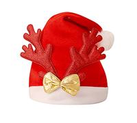 Generisch Cap Tech Gorro de Navidad y Papá Noel para adultos, unisex, gorro para detergente, color negro, c, Talla única