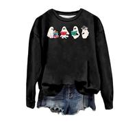 Generisch Capa larga vintage para mujer, disfraz de cosplay, cortavientos, dobladillo bajo, gótico, serie oscura, ropa de fiesta, Halloween, sudadera para mujer, gran tamaño, Halloween, estampado de