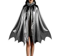 Generisch Cape élégante Pour Adulte, idéale Pour Halloween, le Cosplay Les Soirées Masquées Mystérieuses., gris, Tallaúnica
