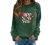 Generisch Capítulo 365 Suéter de mujer 2024 Nueva sudadera sin capucha Sustituto Blusas de ocio suaves, Verde oscuro., XL