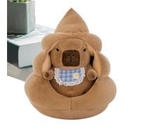 Generisch Capybara - Peluche de capibara suave con nido, para salón, dormitorio, decoración, cumpleaños