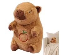 Generisch Capybara Peluche - Decoración relajante para el hogar | Realista peluche durmiendo - para adultos, niños, niñas, cumpleaños, viajes, salón, dormitorio, mesita de noche, fiesta
