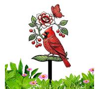 Generisch Cardenal Jardín Pincho Rústico Cardenal Rojo Acrílico