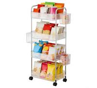 Generisch Carrito de utilidad | de almacenamiento de varios días - Carrito de herramientas con ruedas para oficina, hogar, cocina, baño, dormitorio, salón, salón