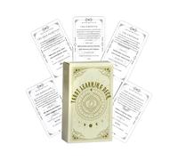 Generisch Cartas de tarot para principiantes | 78 cartas para la interpretación del destino y el tablero de juego - Juego de tarot, para niños, celebraciones familiares, fiestas, diversión y