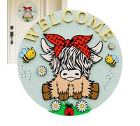 Generisch Cartel de bienvenida para puerta de casa, Altı Parça Nakış Tasarımı İki Bin Yirmi Altı Çin Yeni Yılı Paketi - Casa de campo Decoración de puerta de temporada -