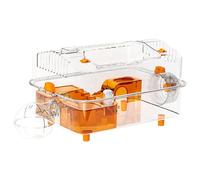 Generisch Casa de hámster transparente - Cages para hámster con botella de agua | Castillo grande para hámsters pequeños animales para mascotas Dwarf Mice Bunny Small Animals Indoor Home Play Sleeping