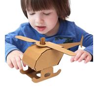 Generisch Casa de juegos de cartón,Casa de cartón para niños Crisp KT Board | Fortaleza infantil de cartón Desarrollar la imaginación de los niños, promover la concentración de los niños para d