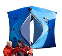 Generisch Casa de pesca en hielo | Refugio de calor portátil impermeable - Cabaña de pesca en hielo - para alta mar, costas, agua dulce, agua salada, puente, río, lago, estanque, camping