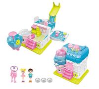 Generisch Castillo de juguete casa de muñecas, juego para niños pequeños, princesa, castillo mágico y danzante, juguete musical - Juego de juegos de rol con n, casa de muñecas de ensueño para niños a