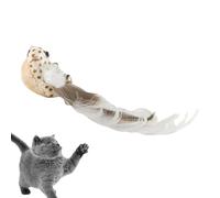 Generisch Cat Bird Toy - Juguete para gatos de interior, rellenos de pared con campana, hechos a mano, palitos de masticar y recargar la pared para paredes de Câts