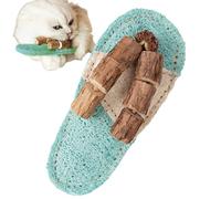 Generisch Cat Chew Toys, Catnip Teeth Cleaning Toy, Slipper Shape Kitten Teething Chewer, Grinding Stick Toy, for Interactive Play Self Small Medium Large Pets Use, 5.91 x 2.56 x 1.18 inches