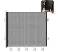 Generisch Cat Gate - Puerta de puerta retráctil para mascotas, valla de red de seguridad sin barrera de perforación, fiesta infantil para pequeñas y medianas razas grandes, animales, gatitos y bebés