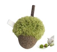Generisch Cat Toys with Catnip, Green Acorn Plush Cat Toy, Interactive