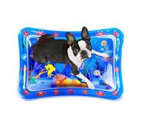 Generisch Cat Water Mat, Interactive Pet Toy, Thickened Cooling Play Mat with Marine Design, Fun and Comfortable Activity Pad for Small Animals, Kittens and Puppies, 8.66x7.87x0.39 inches