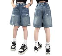 Generisch Categoría de producto Jeans para - Pantalones casuales con cintura elástica - Ropa de verano ligera cómoda para jugar al aire libre Uso diario, Blau2, 15-16 años