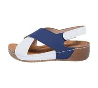 Generisch Categoría de producto Mujer Tacón continuo Suelas gruesas Sandalias grandes Título del producto, azul, 40 EU