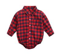 Generisch Categoría de producto: Pelele y mono para niños - Infantas Body de manga larga con estampado de patchwork diseño a cuadros - Elegante ropa de uso diario para, a, 2-3 años